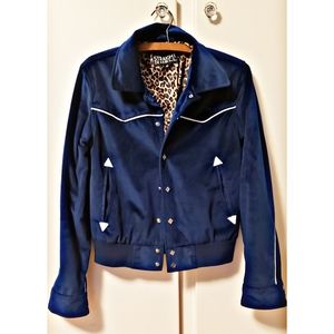 Blue Velvet Jacket